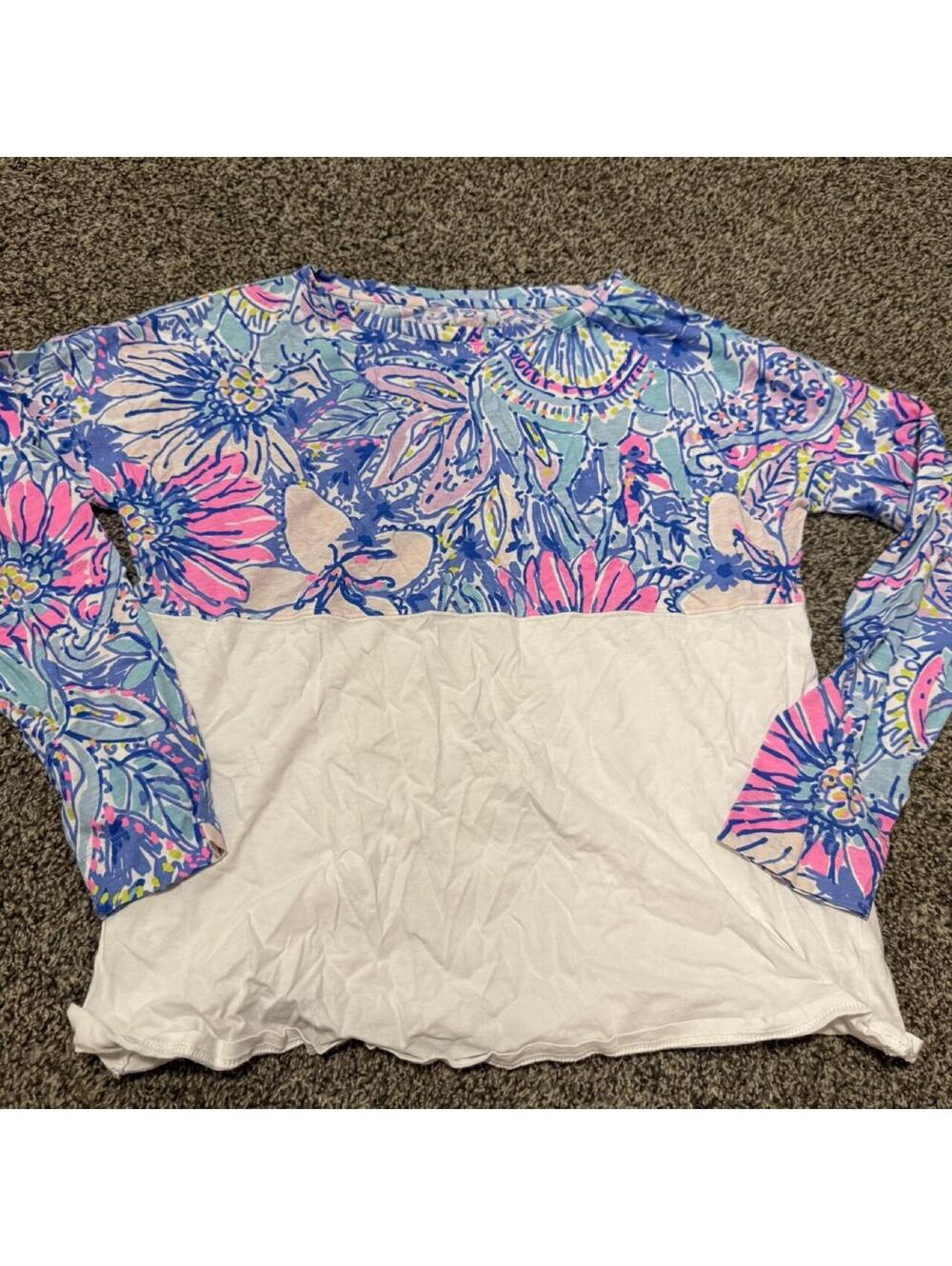 Lilly Pulitzer Finn Top girls size XL 12-14